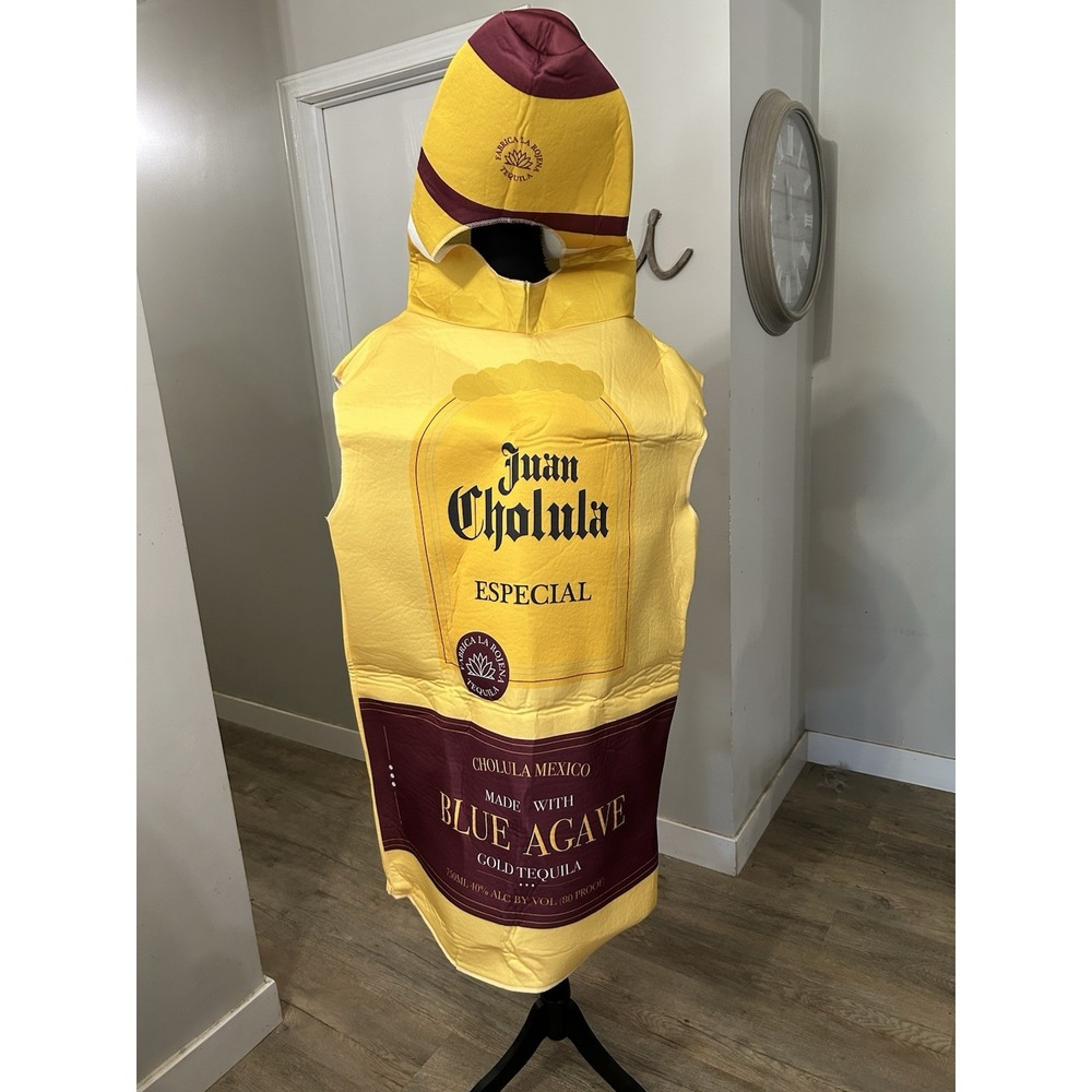 Adult Top Shelf Tequila Costume One Size Funny Halloween‎ Outfit Party Outfit